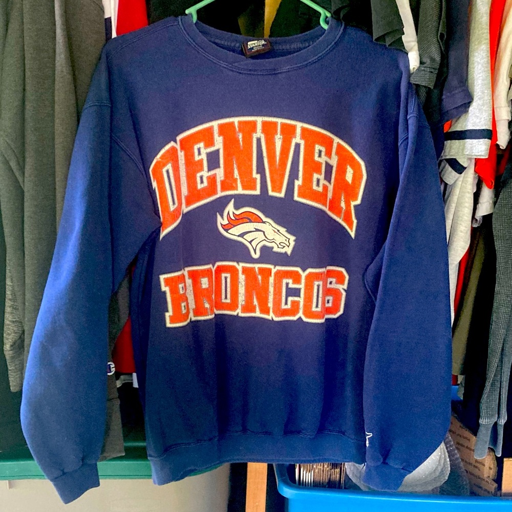 Vintage 90s Starter Denver Broncos Crewneck